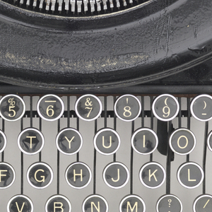 Remington Noiseless Portable Typewriter, 1925–30