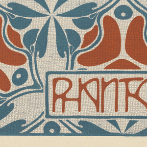 Print, Bodenbelag: Phantasus (Phantasus Floor Covering), plate 28, in Die Quelle: Flächen Schmuck (The Source: Ornament for Flat Surfaces), 1901
