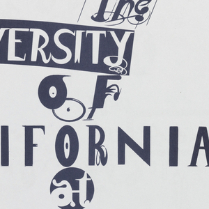 Poster, Edward Fella, University of California Los Angeles, 1997