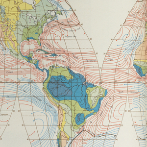 Book Illustration, World Geo-Graphic Atlas: A Composite of Man