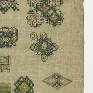 Sampler (England), early 17th century