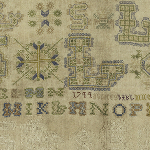 Sampler (Netherlands), 1744