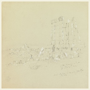 Drawing, Temple, Semua, Palestine, February 17, 1868
