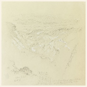 Drawing, Valley of El Arabah, February 21, 1868