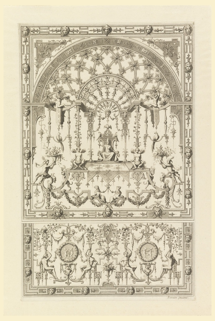 Print, Design for Grotesque Ornament