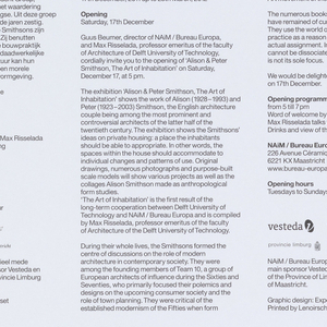 Flyer, The Art of Inhabitation (Invitation), 2011