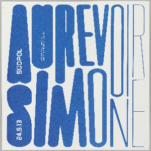 Poster, Au Revoir Simone, 2013
