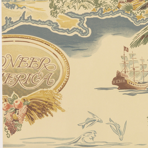 Scenic - Panel, Pioneer America Map, 1930–40