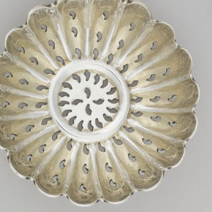 "Medallion" pattern Sifting Spoon, ca. 1865