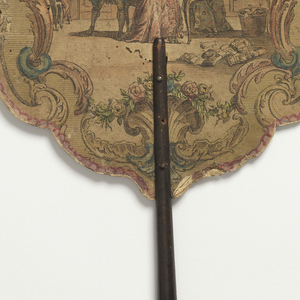 Handscreen, mid- 18th century