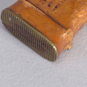 Leather Glove Matchsafe, late 19th century