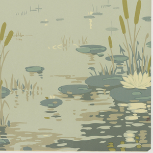 Scenic - Panel, Marshland, 1930–40
