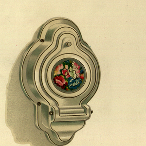 Book Illustration, Catalogue "G": Illustrating the Plumbing and Sanitary Department of J. L. Motts Iron Works, Decorated Porcelain Folding Urinals, 1888