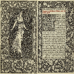 Frontispiece, The Wood Beyond the World, 1894