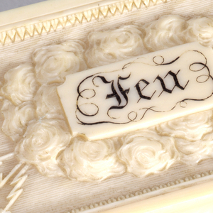 "Feu" Matchsafe, late 19th century