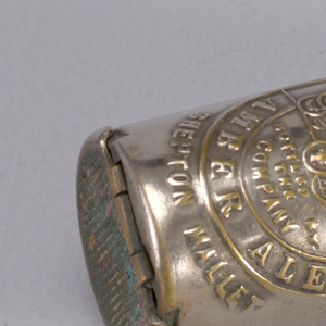 Anglo-Bavarian Amber Ale Matchsafe, late 19th–early 20th century