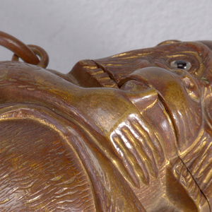 Seated Monkey Matchsafe, late 19th century