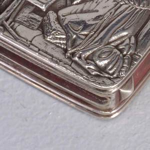 Temptation of St. Anthony Matchsafe, late 19th century