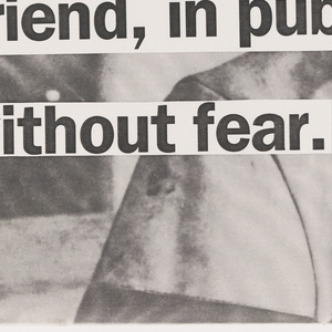 Poster, I want to kiss my boyfriend, in public, without fear., ca. 1980