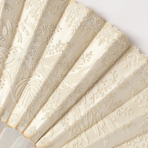 Pleated Fan And Case, late 19th century