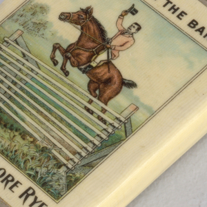 First Over the Bars Matchsafe, late 19th–early 20th century