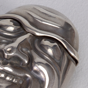 Face with Extended Tongue Matchsafe, late 19th century