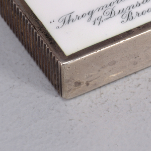 Calling Card Matchsafe, 1901–02