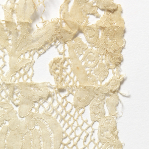 Cap Streamer Fragment, 18th century