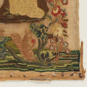 Mourning Sampler, 1828 with later additions