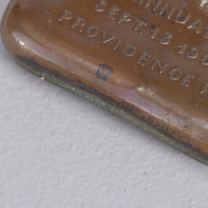 American Electrical Works Bake Matchsafe, ca. 1900