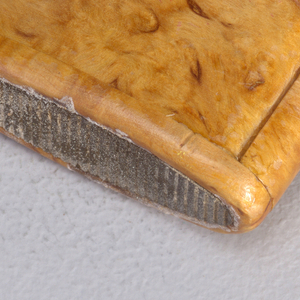 Burl Wood Matchsafe, late 19th century
