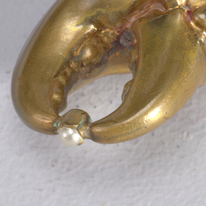 Lobster Claw with Pearl Matchsafe, late 19th century
