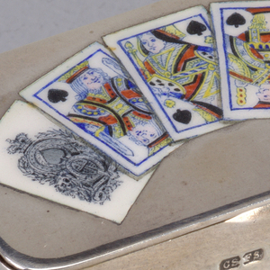 Playing Cards Matchsafe, 1885–86