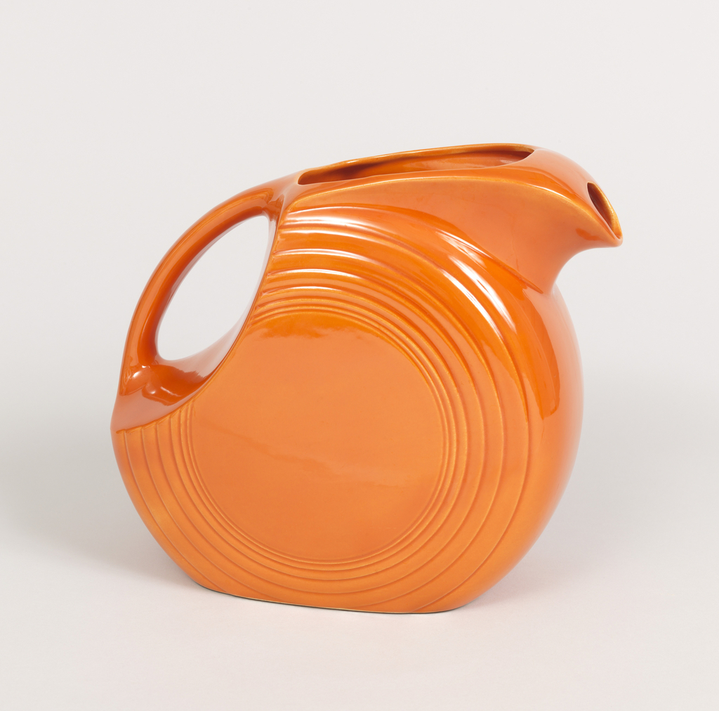 Pitcher (red), Fiesta, ca. 1936