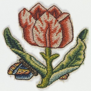 Embroidered Slip (England), 17th century