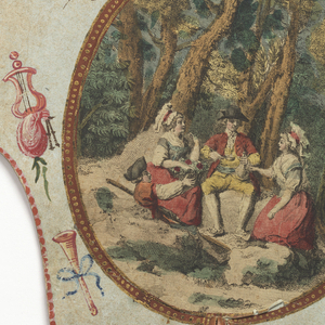 Handscreen, late 18th century